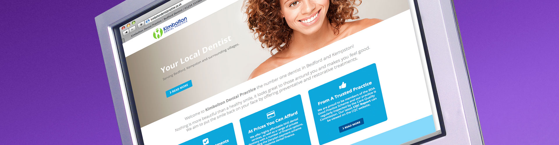 kimbolton dental practice website design