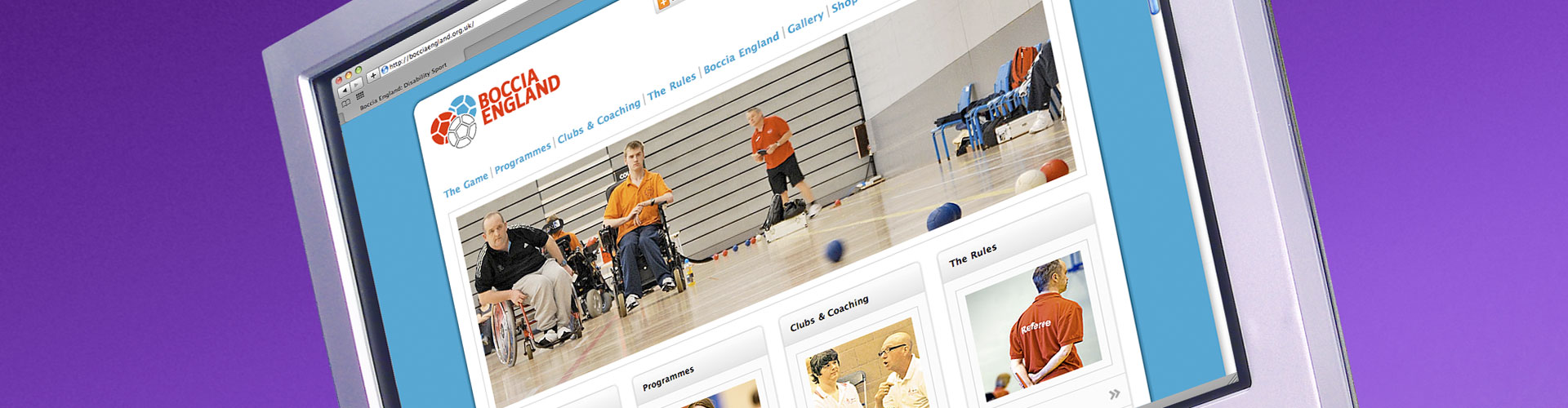 boccia england website design